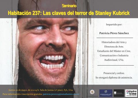 SEMINARIO FORMATIVO: Habitación 237: Las claves del terror de Stanley Kubrick SEMINARIO